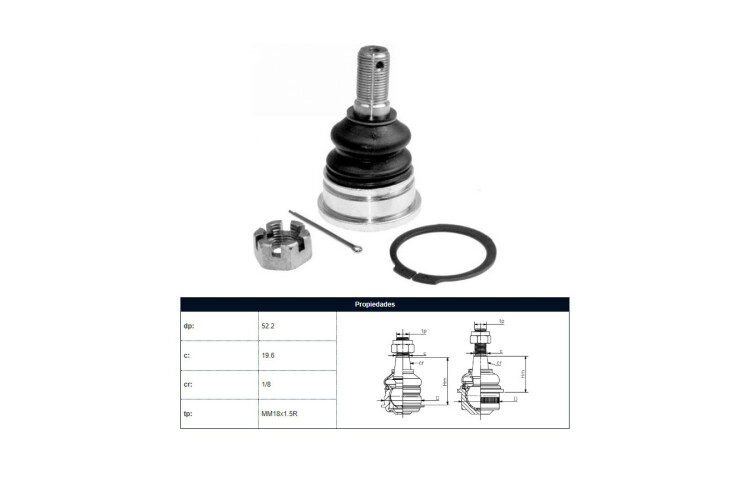 Rotula Del Nissan D22/D21 Mexico 88-25 Der/Izq Rotula Del Nissan D22/D21 Mexico 88-25 Der/Izq