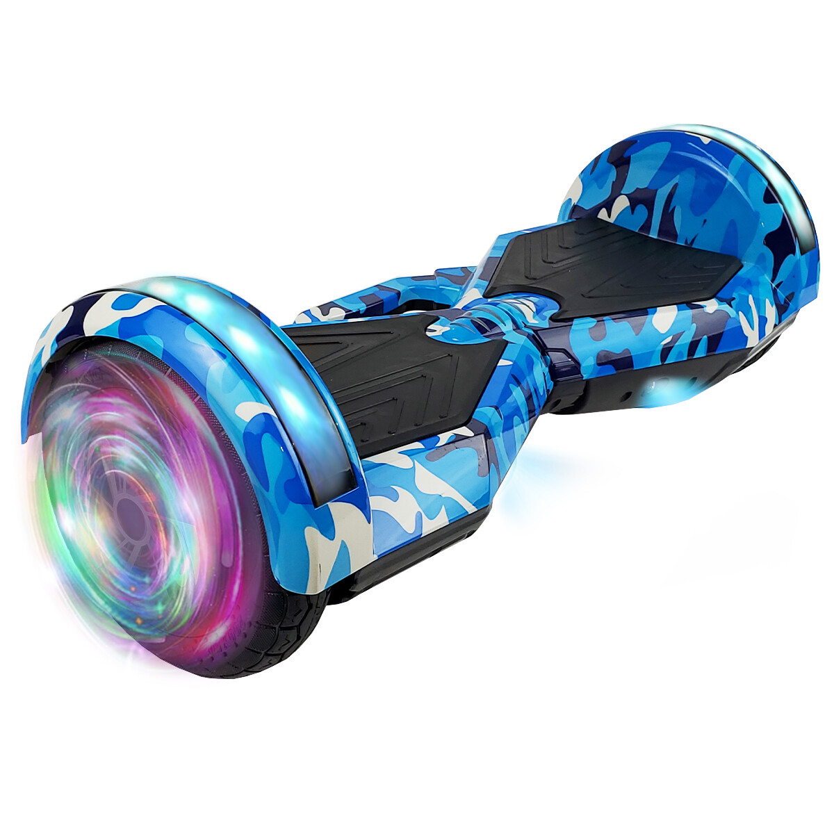 Skate Eléctrico Hoverboard 8" - AZUL CAMUFLADO 