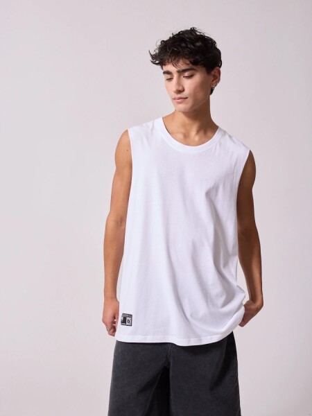 MUSCULOSA DIXIE SALBON BLANCO