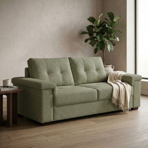 Sillón 3 Cuerpos en tela de Lino - Palazio Verde