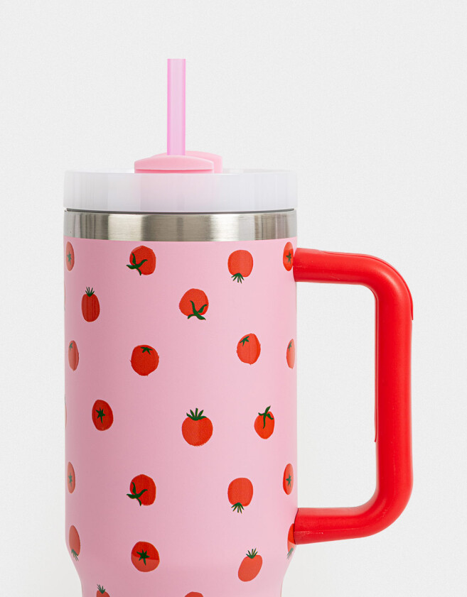 Artículos cocina Vaso Alto Térmico Estampado - Fucsia Medio