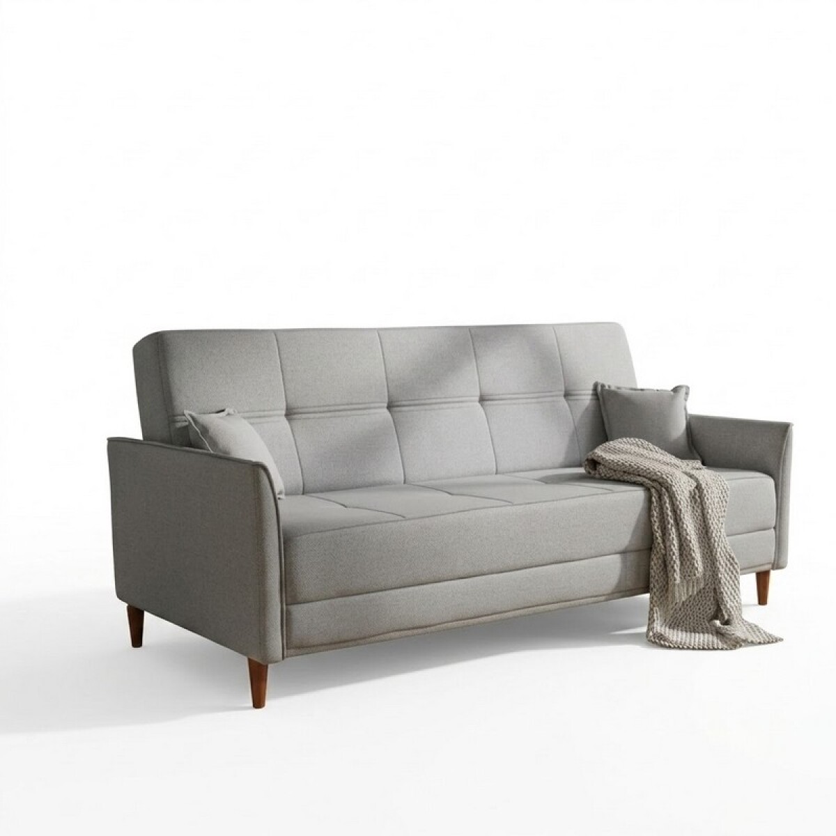 SOFA CAMA HELLEN SERVIA 3 LUGARES GRIS OSCURO 