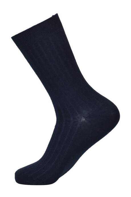 Pack x2 Media colegial color azul