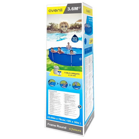 Piscina Jilong Estructural 6125 L 360X76cm C/ Filtro Piscina Jilong Estructural 6125 L 360X76cm C/ Filtro