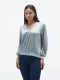 BLUSA AUSTIN VERDE GRISACEO
