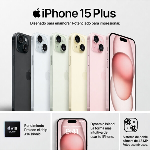 Iphone 15 Plus 6gb Ram 128gb + Regalo VERDE