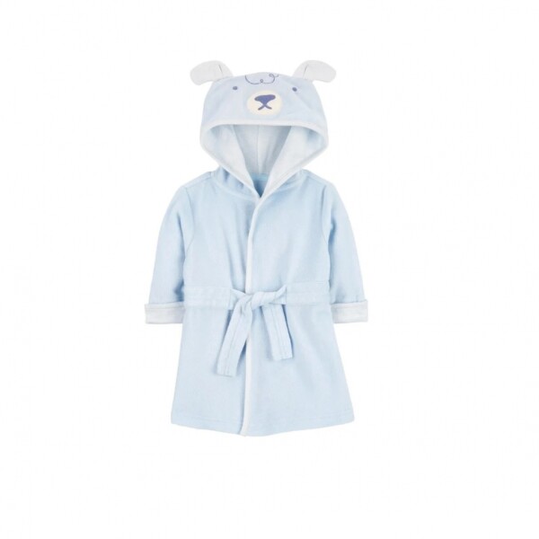 Bata toalla CARTERS celeste