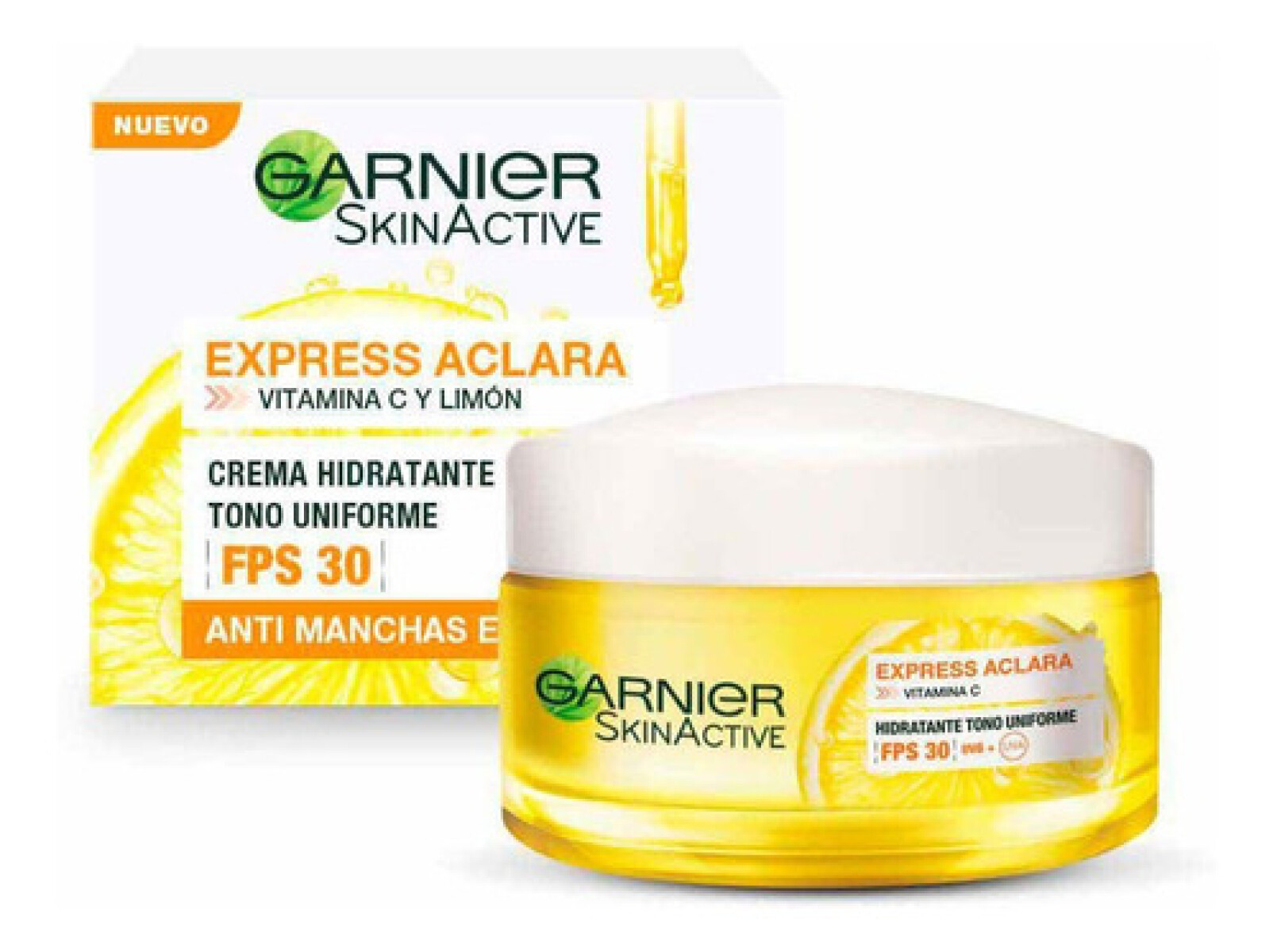 GARNIER EXPRESS ACLARANTE CREMA ANTI-MANCHAS FPS 30 / 51 GR 