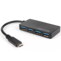 HUB Adaptador USB Tipo C 3.1 a USB A 3.0 de 4 Puertos HUB Adaptador USB Tipo C 3.1 a USB A 3.0 de 4 Puertos