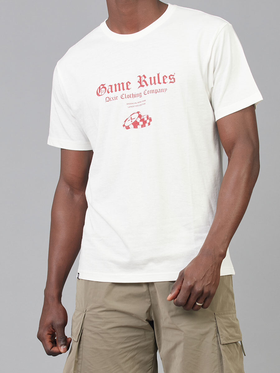 T-SHIRT MANEL DIXIE - Blanco 