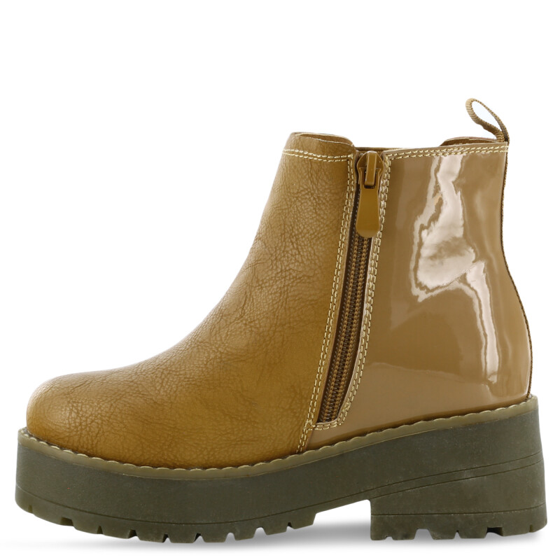 Botas de Niña MINI Miss Carol TIPY plataforma con elástico Beige