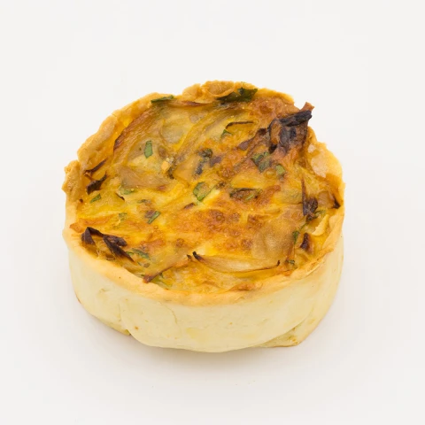 Tarta de Queso, Cebolla y Champiñones Tarta de Queso, Cebolla y Champiñones