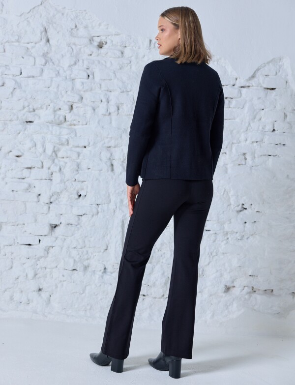 Cardigan Solapa NEGRO