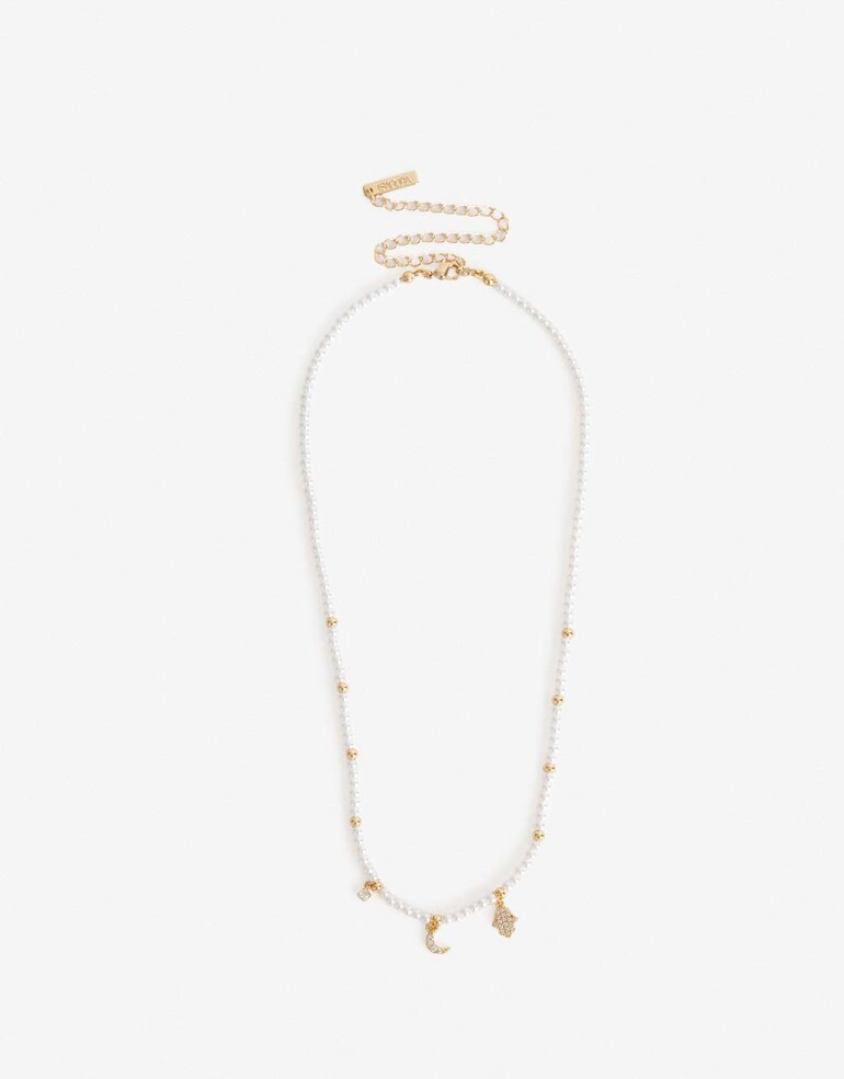 Collares Cortos Cubic zirconia Collar Corto Cubic Zirconia - Dorado