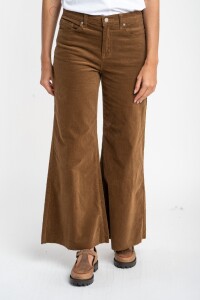 Jean Flared Wide Leg Chocolate