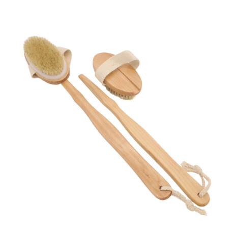 Cepillo mango madera con cerdas Cepillo mango madera con cerdas