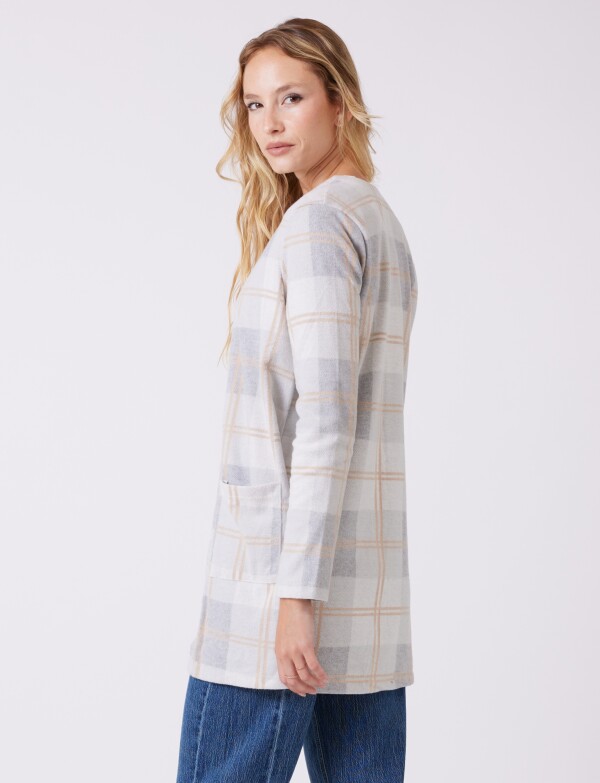 Cardigan Cozy BEIGE/MULTI