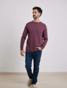470654 SWEATER Bordo