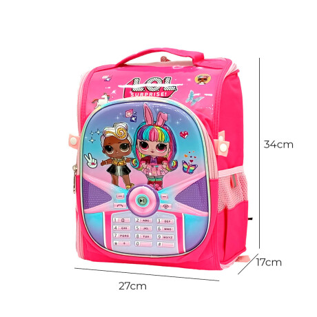 Mochila Lunchera Escolar LOL Surprise Mod 3