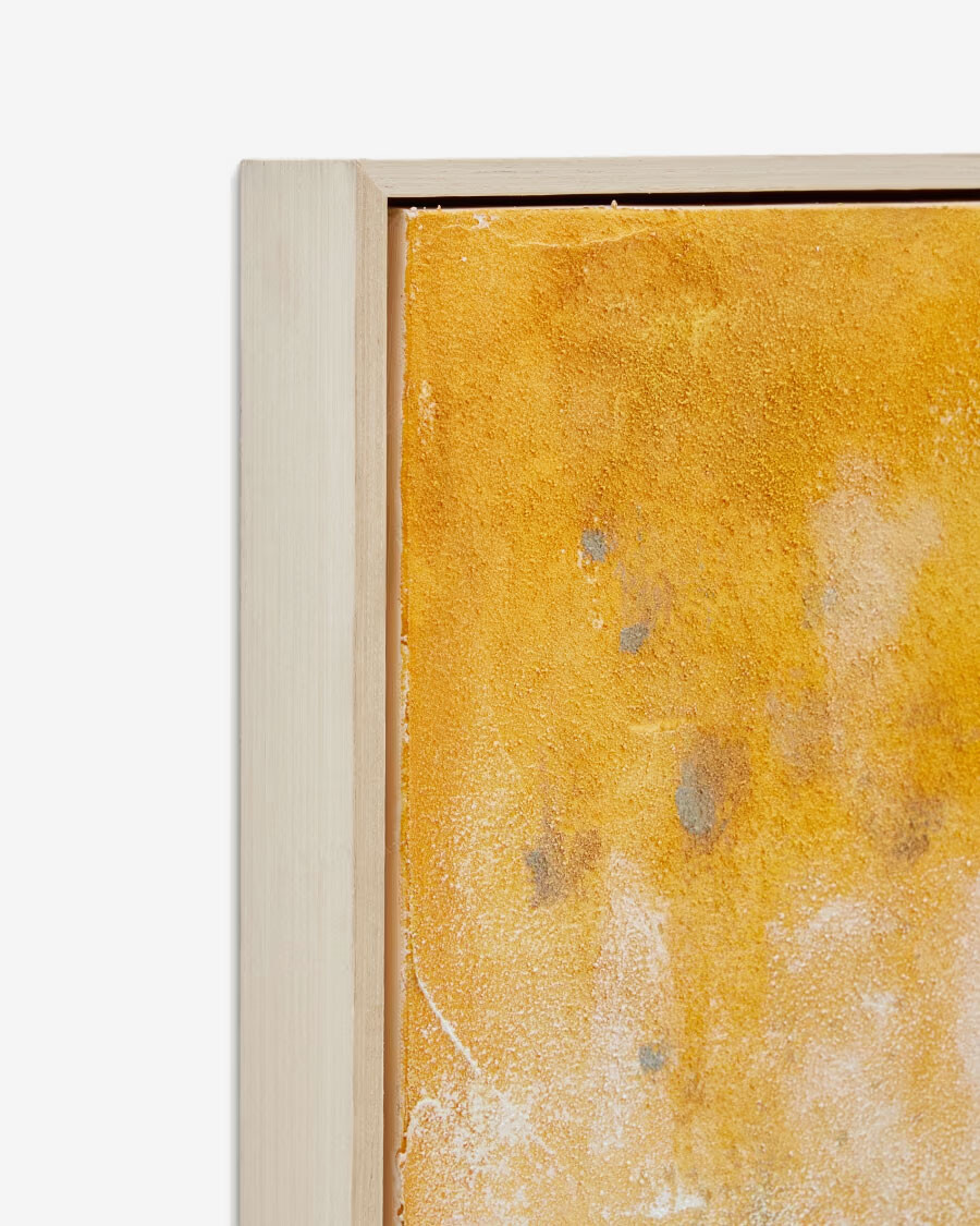 Cuadro abstracto Selnar amarillo 200 x 120 cm