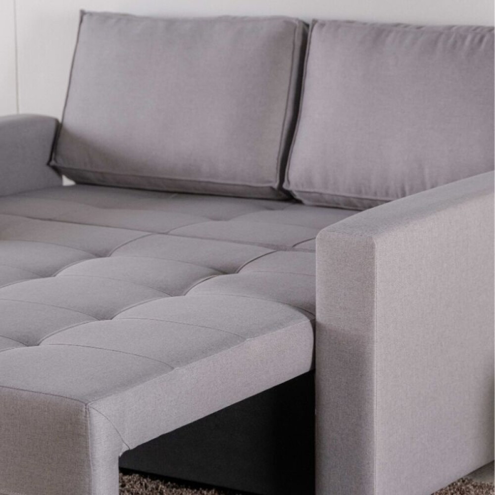 Sofá Cama Torres 2 Cuerpos Gris