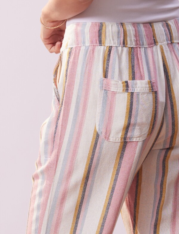 Capri Lino ROSA/MULTI