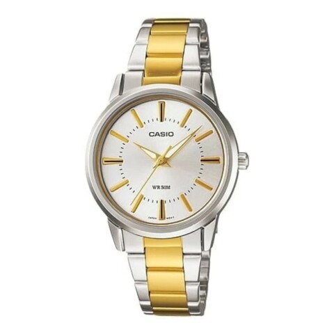 Reloj Casio LTP1303SG 7AVDF para dama con correa de acero Reloj Casio Ltp1303sg 7avdf Para Dama Con Correa De Acero