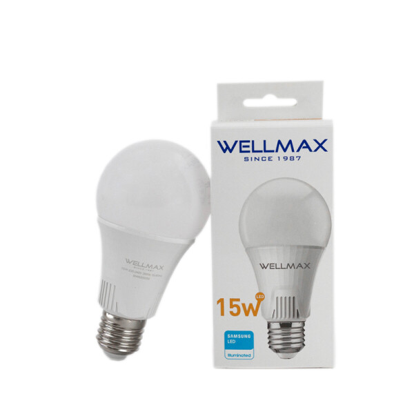 Lampara Led Standard 15W - E27 Luz Cálida Wellmax Lampara Led Standard 15W - E27 Luz Cálida Wellmax