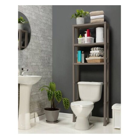 Estantería Organizadora para Baño sobre Inodoro Rimax 3 Estantes Mocca