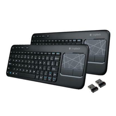 Teclado inalámbrico logitech k400 touch con control