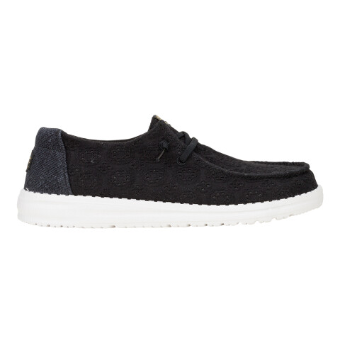 Wendy Eyelet Lace - Mujer Black