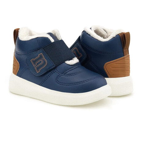 Botitas Corderito con Velcro Azul