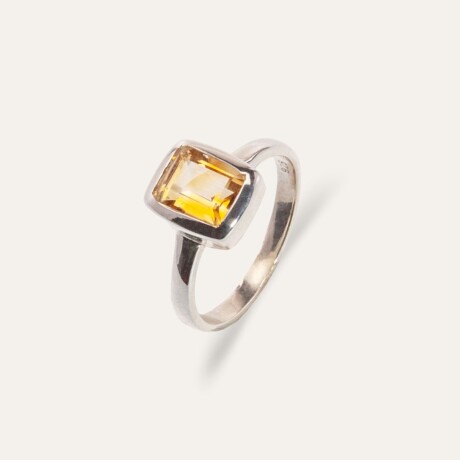 Anillo Aída Citrino - Plata 925 Anillo Aída Citrino - Plata 925