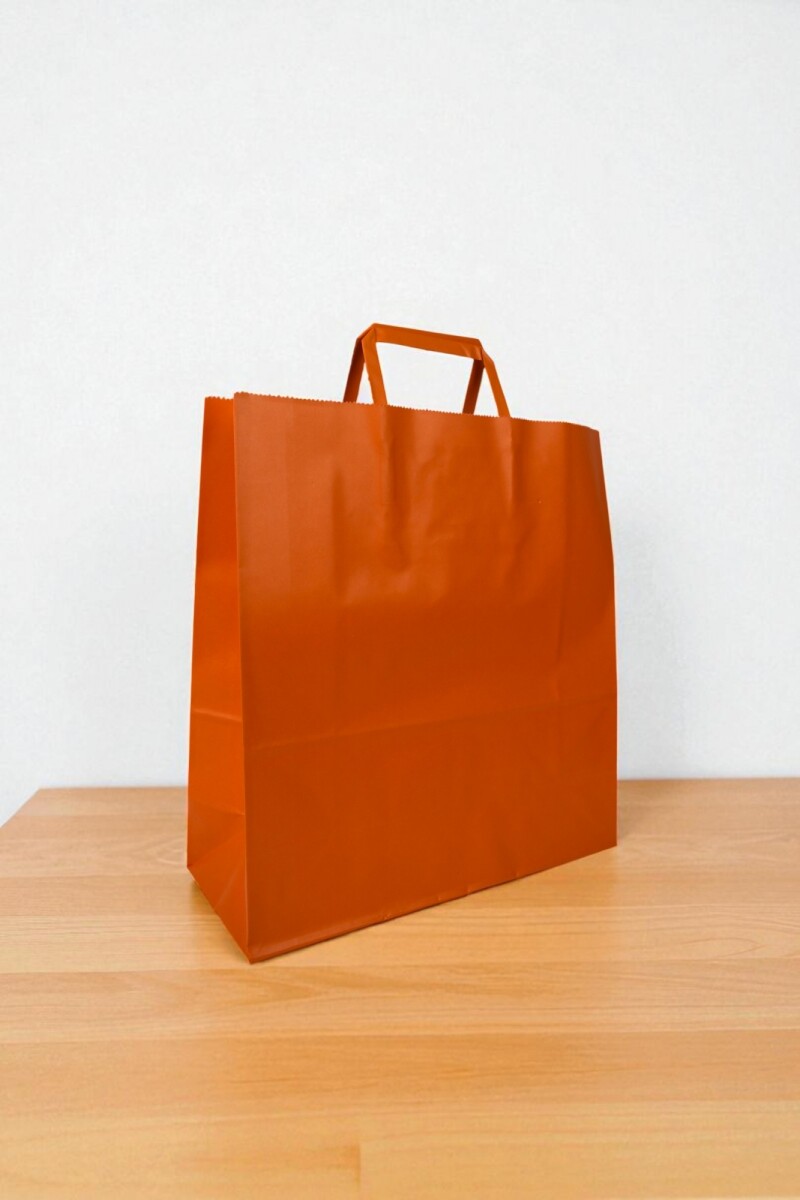 Bolsa lisa acuario 30x12x32 cm - NARANJA 