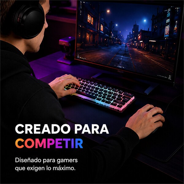 Teclado Mecánico Xtrike Me GK-985P Negro