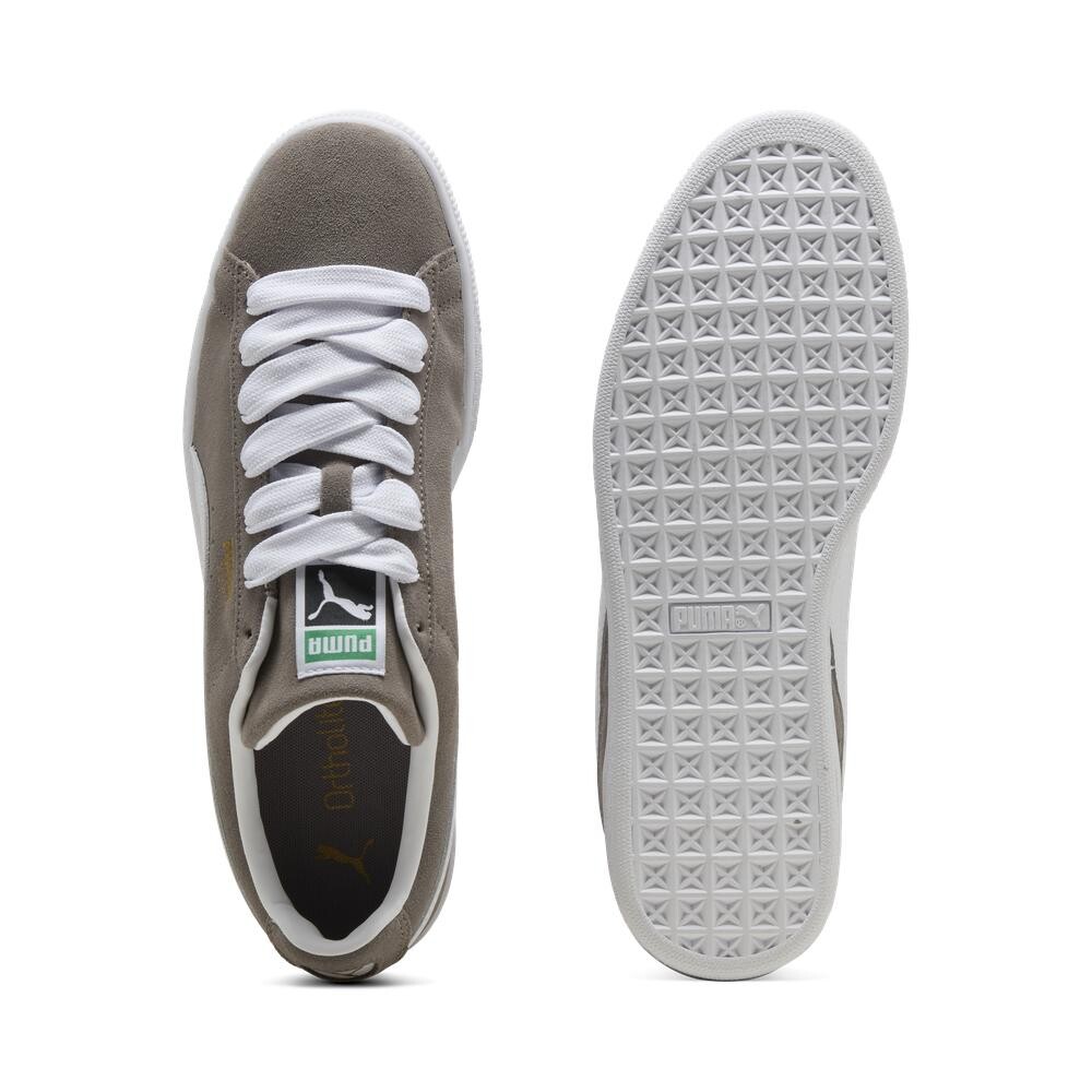 Zapatillas Puma Suede Classic Hombre Steel Gray-Puma White