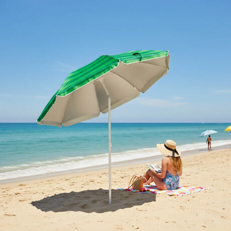 Sombrilla Playa MOR Bagum Summer Estampada 2M FPS100 C/Bolsa Verde