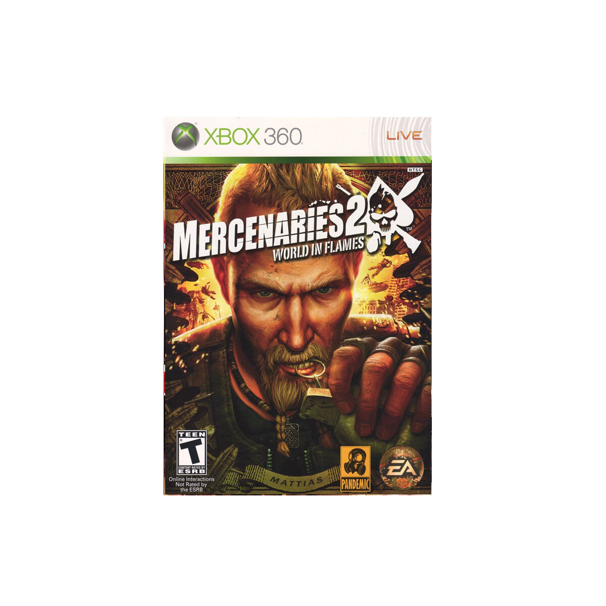 XBOX 360 MERCENARIES 2: WORLD IN FLAMES 
