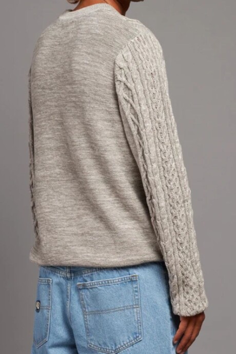 SWEATER LEIVA RUSTY Gris