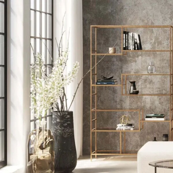 BIBLIOTECA LOFT GOLD Bronce