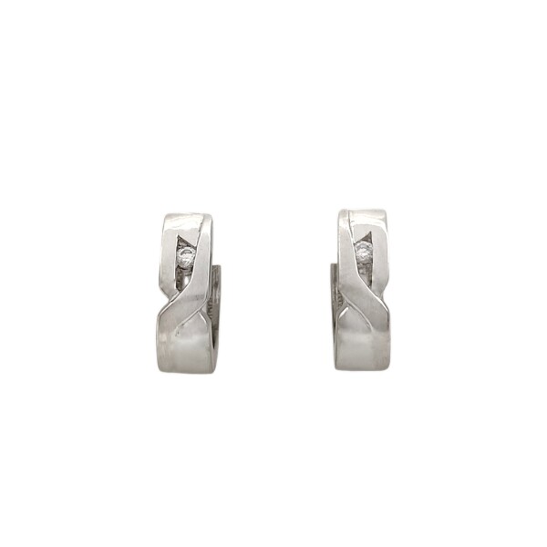 Caravanas Aros con Zirconia-Plata 925-Piedra Zirconia-CA3047 Conpiedra