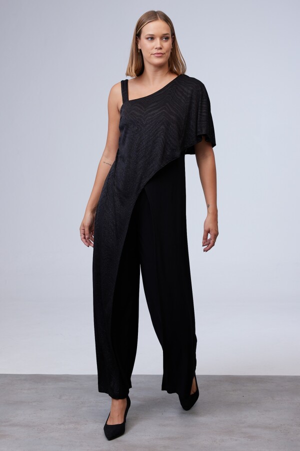 Enterito Overlay Lurex NEGRO