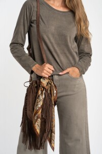 Remera Algodon Lavado Oliva