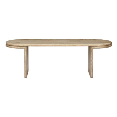 MESA RATONA MADERA-DE-MANGO NATURAL-BEIGE OVAL NATURAL