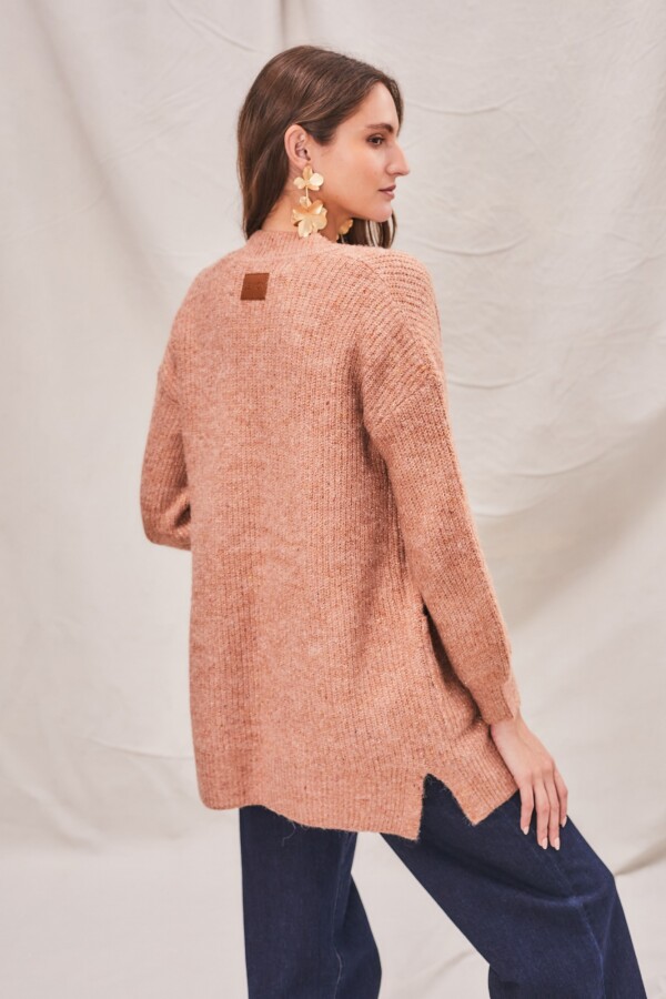 Cardigan Lurex Ocre