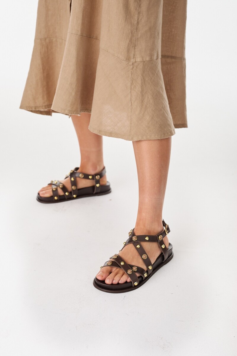 Sandalia Ambar Marron