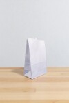 Bolsa panaderia 16x9x25 cm. BLANCO