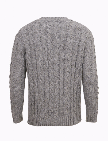 Sweater ochos gris