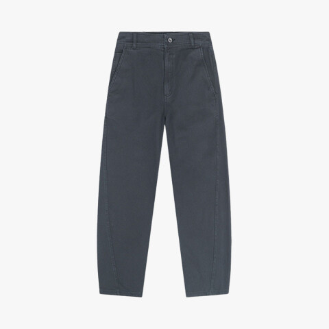 BLACK DENIM BARREL PANT OVERDYED BLACK BLACK