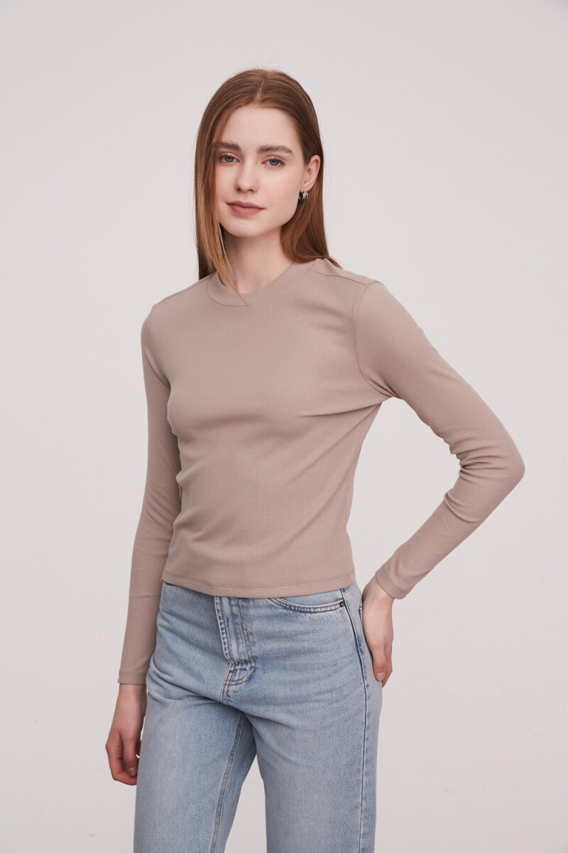 Polera Guelma - Taupe / Mink / Vison 